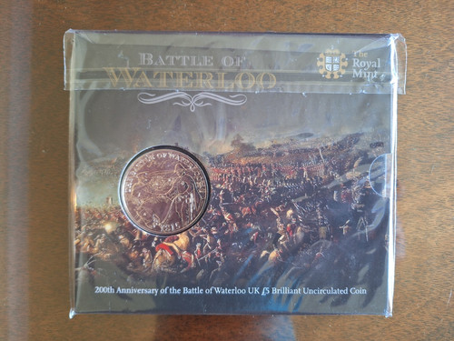 Battle waterloo 5 coin - of, £5