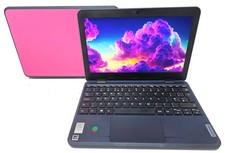 Cheap Pink laptop Windows 11 Lenovo 100w Gen3 11.6" AMD 3015e 4GB 64GB Webcam