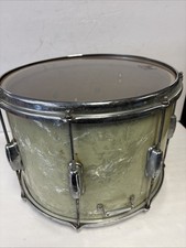 1950s Slingerland 14x10.5” Marching Snare Drum Marine Pearl White