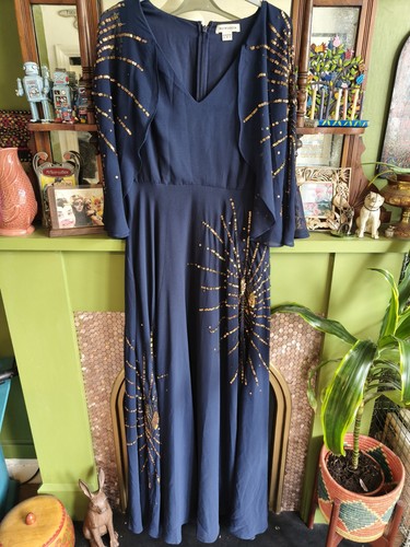 Monsoon size maxi chiffon - size,