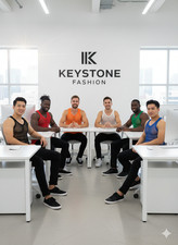 Mens Crystal Mesh Fishnet