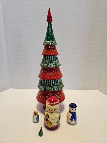 Russian christmas tree - tree, nesting
