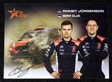 Romet Jurgenson signed rally