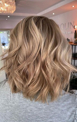 Balayage sandy blonde brown - balayage,