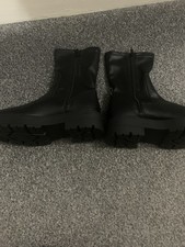 Black Mid Calf Boots