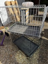 Two Large Dog 2 Door Dog Crates.