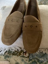 John Lewis Andor Suede Loafer Slip-On Ladies Shoes UK 4 EU37