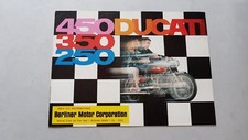 Ducati 450-350-250 Scrambler Mark 3 D 1970 Original Brochure Leaflet