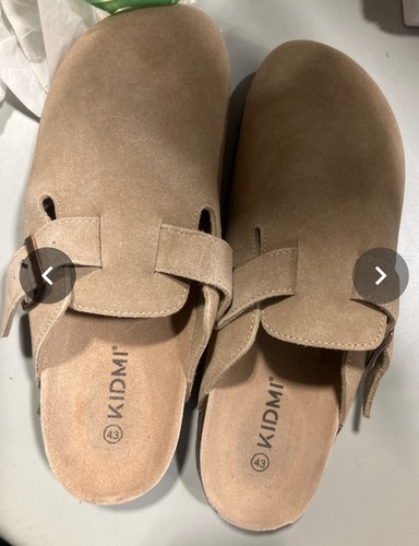 Kidme suede cork clogs - cork,