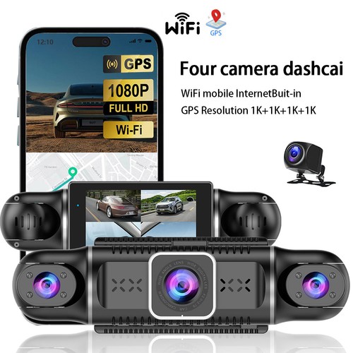 360 channel dash - cam, 1080p