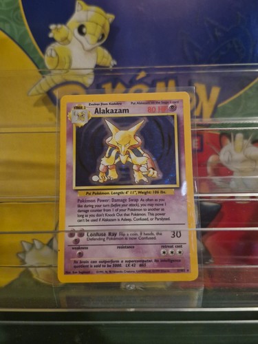 Alakazam 102 base set - base, holo