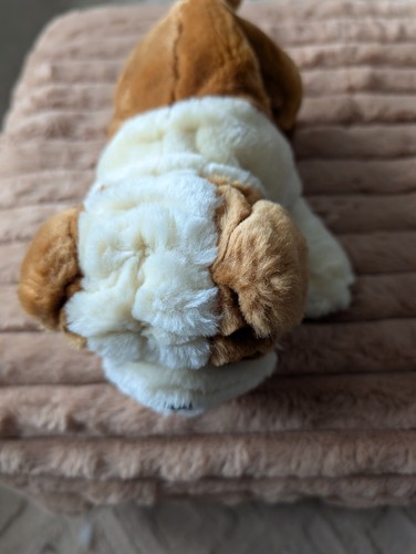 Bulldog plush soft stuffed - bulldog,