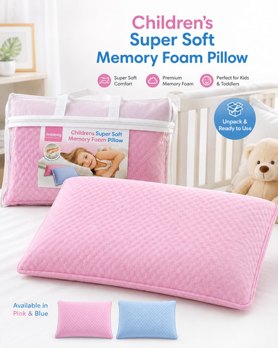 Memory foam cot pillow - cot, kids