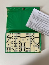 Vintage Dominoes Set with