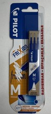 Pilot Refills for Frixion Erasable Rollerball 0.7 mm, Pack of 3, Blue Free Post