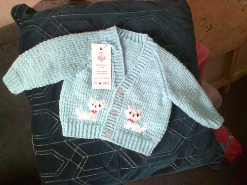 New hand knitted - hand, baby