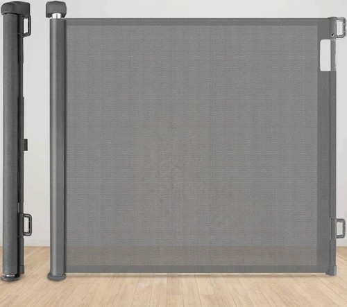 Retractable stair gate for - stair,