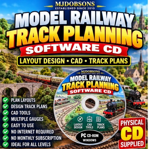 Model railway track planning - track,