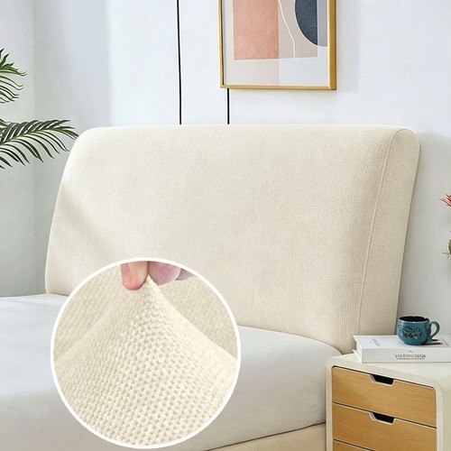 Stretch chenille bed headboard - stretch,