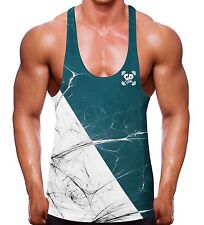 Shredded Teal White Stringer