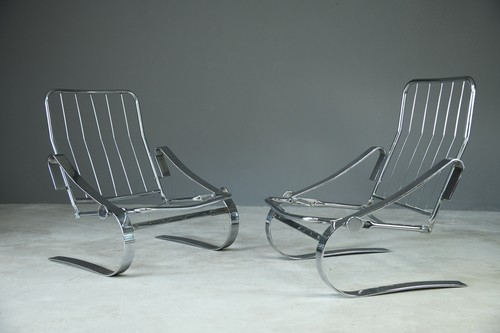 Pair retro chrome cantilever - pair,