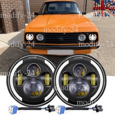 Pair 7" Inch Round LED