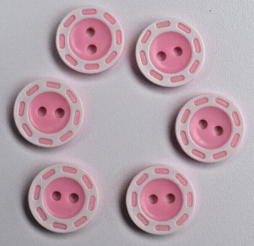 Stitch edge baby button - ,