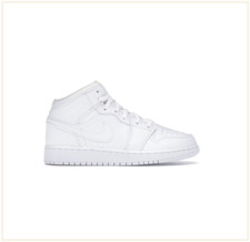 Air Jordan 1 Mid Triple White