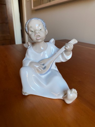 Lladro 4537 angel with - angel,