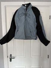 Ixon Women’s Motorbike Jacket Ladies Size 7 Uk 14 Blue Black Motorcycle Jacket