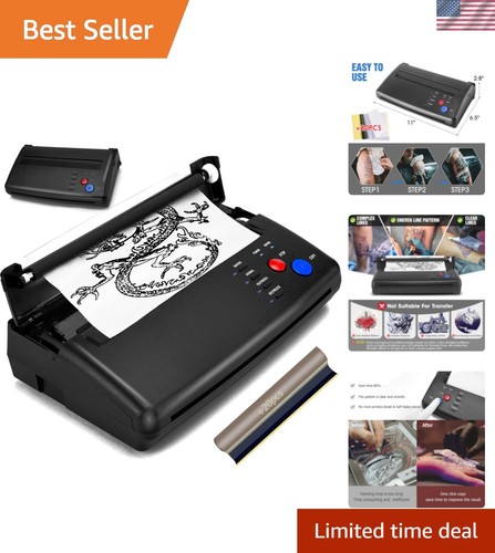 Tattoo stencil printer with - printer,