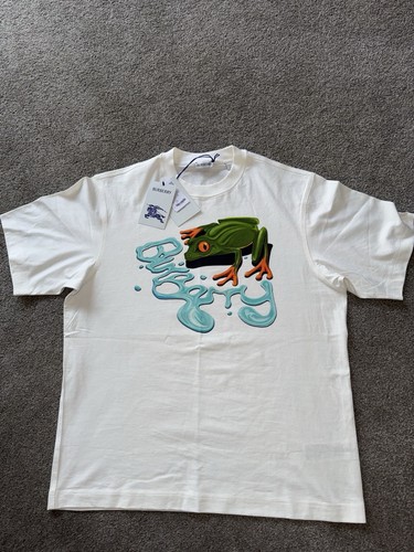 Burberry white graphic print - burberry,