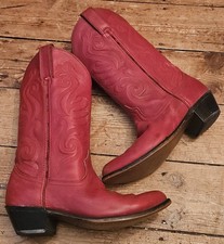 Durango Red Leather Vintage