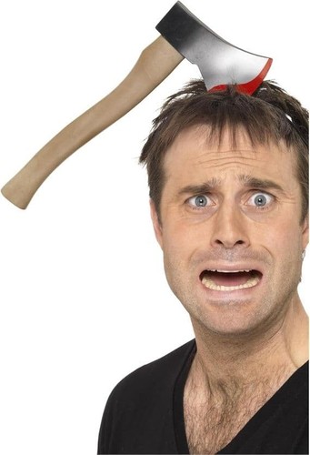 Hatchet through head plastic - hatchet,