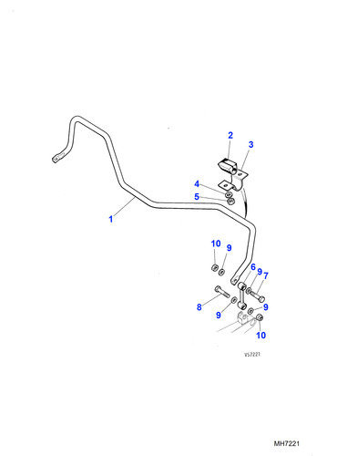 Jaguar anti roll bar mounting - jaguar,