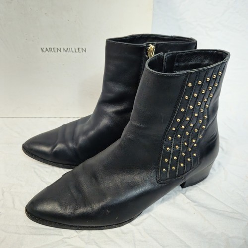 Karen millen black leather - karen,
