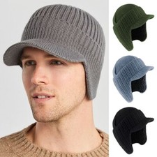 Fleece Lined Ear Flaps Cap Ear