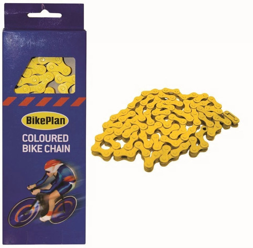 Bikeplan yellow bike chain - yellow,