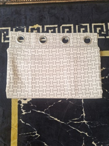 Modern geometric grey eyelet - modern,
