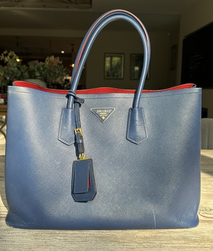 Genuine prada saffiano blue - genuine,
