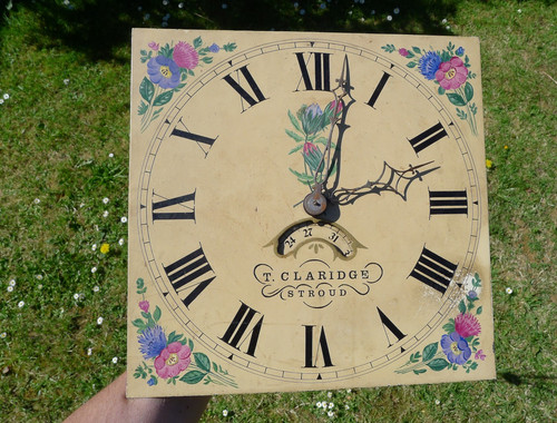 Antique painted dial 30 - antique,