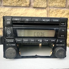 Mazda MX5 NBFL MK2.5 2001-2005 Double Din Stereo Radio CD Player With Trims VGC