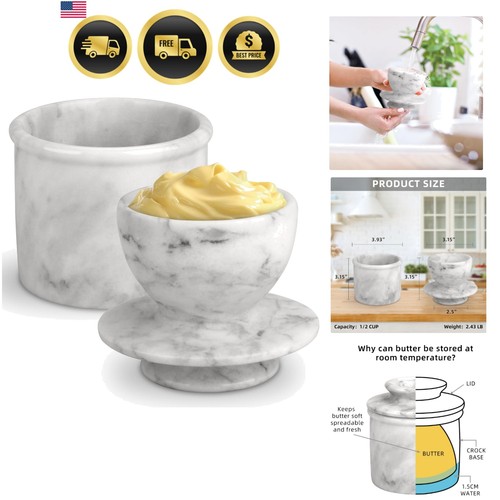 Butter crock with lid - with, soft
