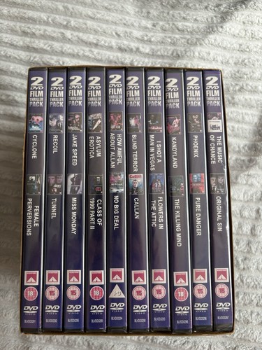 Dvd film thriller pack box - dvd,