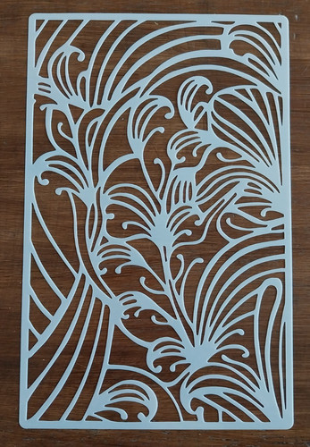 Abstract pattern stencil 28cm - stencil,