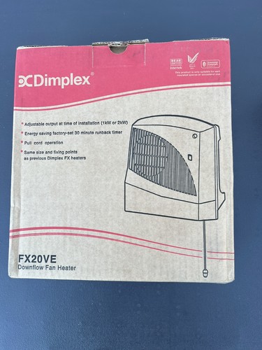 Dimplex fx20ve downflow fan - downflow,
