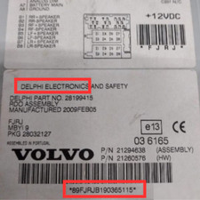 Radio Code For VOLVO TRUCK