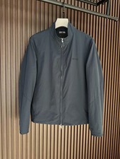 Zegna Gray nylon Bomber Jacket