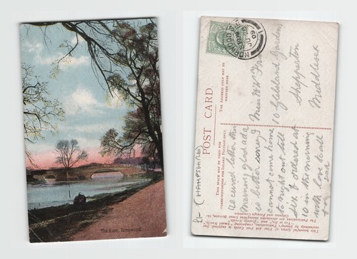 Postcard the avon ringwood - the, avon,