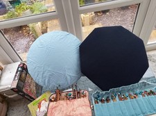 2 Lace  Pillow's / cushions plus assortment for lace making